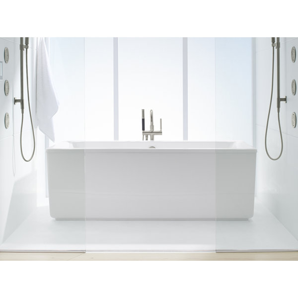 Kohler Stargaze® 72" x 36" Freestanding Soaking Bathtub & Reviews Wayfair